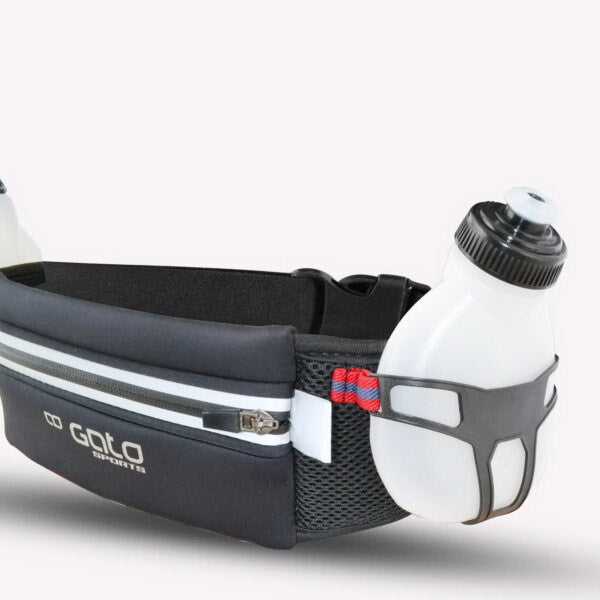 Gato 2 flask belt hydration black one size