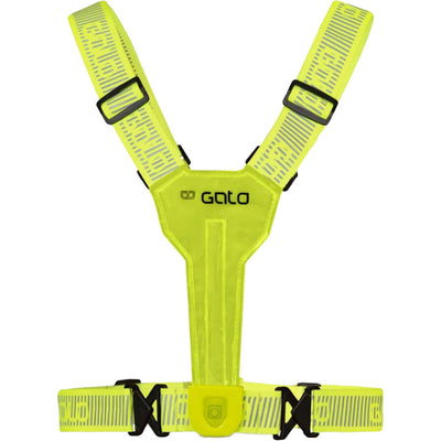 Outwet gato vest ultra led usb one size neon geel