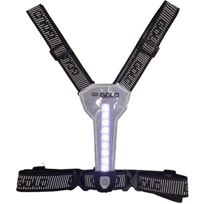 Outwet gato vest ultra led usb one size antraciet