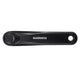 Shimano crank rechts vierkant e5000 zwart 170mm