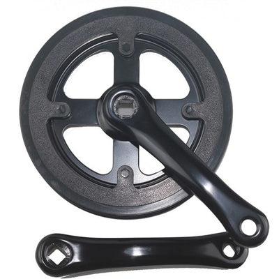 Hulzebos cycle parts b.v. lasco crankset 32t 140mm dubbele beschermrand zwart