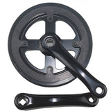 Hulzebos cycle parts b.v. lasco crankset 32t 155mm dubbele beschermrand zwart - afbeelding 1