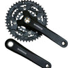 crankstel 48 38 28t 8sp zwart