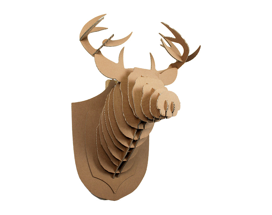 Kartent kartonnen rendierhoofd