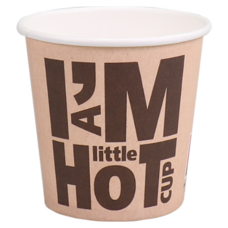 Depa kartonnen beker i'am little hot cup (50x 100ml)