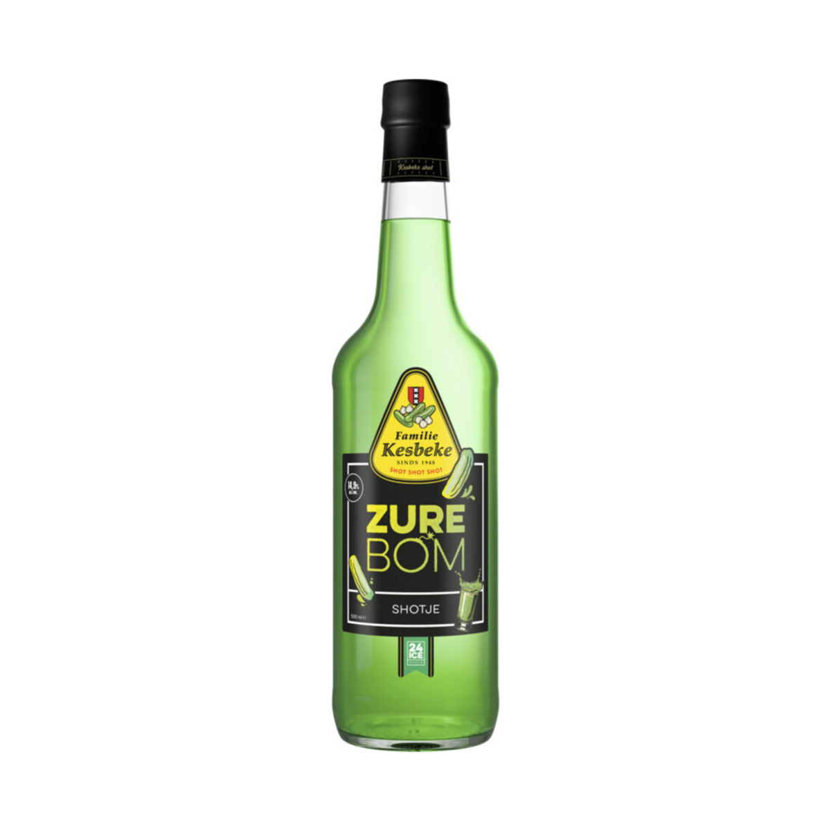 Kesbeke zure bom shotje (0.5 liter)