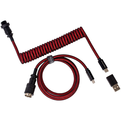 Keychron Premium Coiled Aviator Cable, Straight