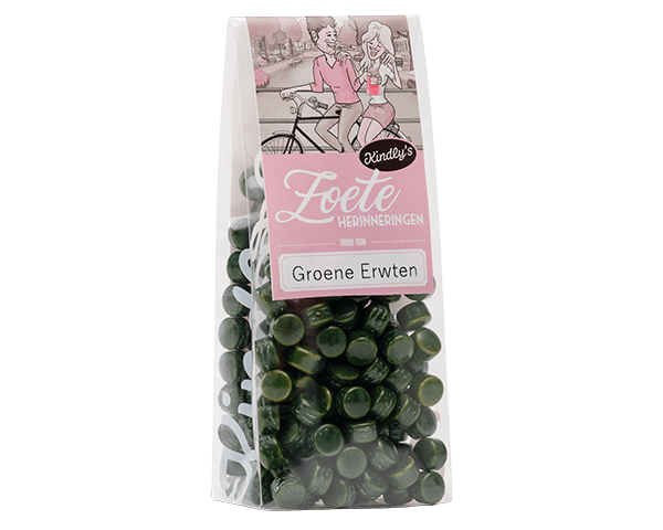 Kindly's groene erwten zakje (7x 200gr)