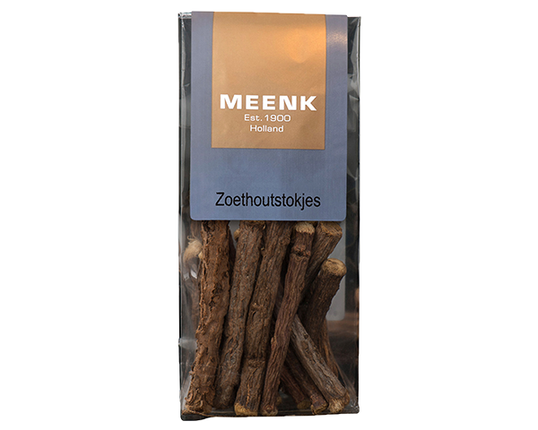 Meenk kindly's zoethout stokjes zakje 50gr (8x 5 stuks)