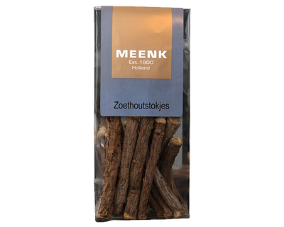 Meenk kindly’s zoethout stokjes zakje 50gr (8x 5 stuks)