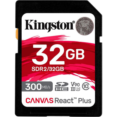 Kingston Canvas React Plus 32 GB SDHC