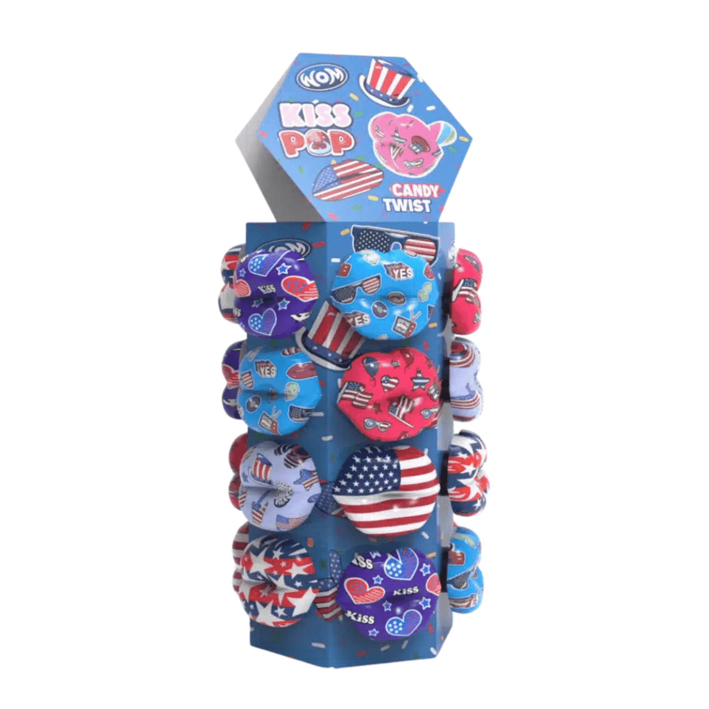 Candy toy kiss pop (24x 15gr)