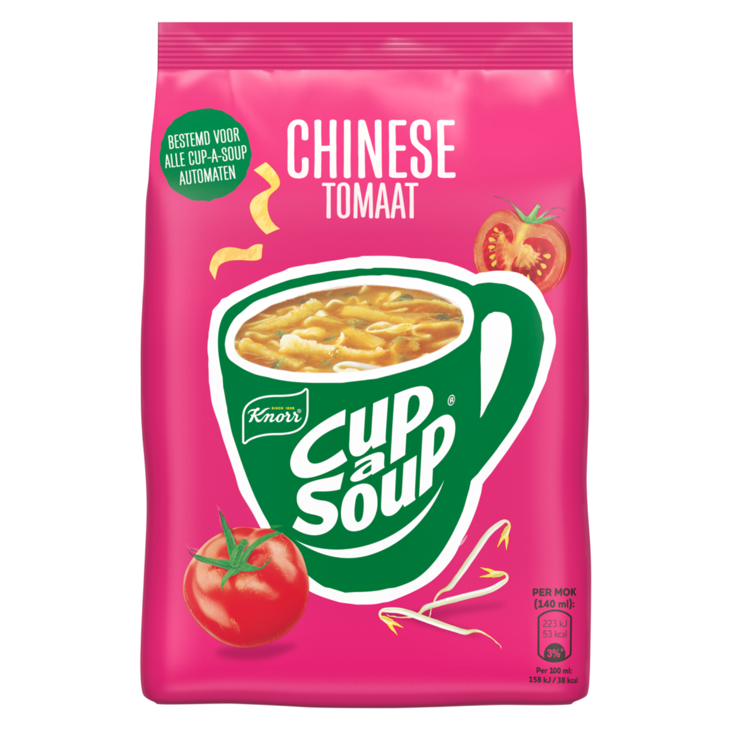 Cup-a-soup knorr vending chinese tomaat (4 zakken)