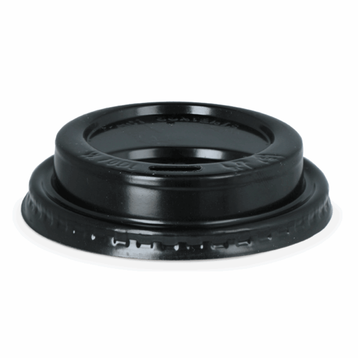 Koffiebeker deksels to go zwart 70mm (100 stuks)