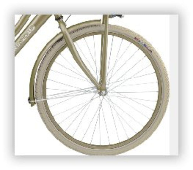 Batavus voorwiel 24 pick-up velg silverblond mat