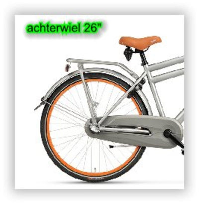 Batavus achterwiel 26 n3rn velg strong rustbrown 323