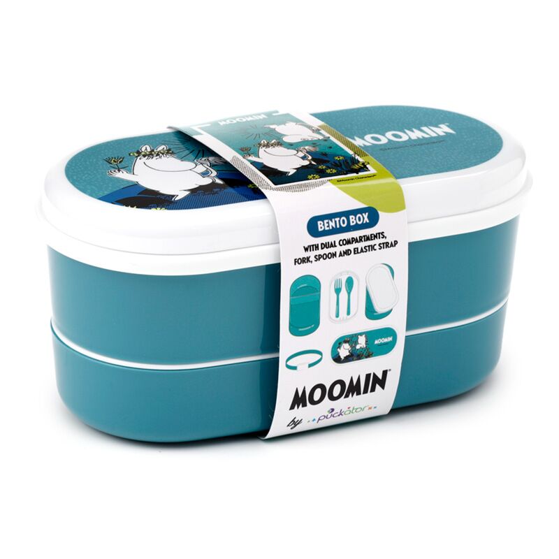 Moomin - bento box lunchtrommel met vork lepel