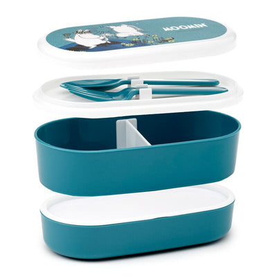 Moomin - bento box lunchtrommel met vork lepel