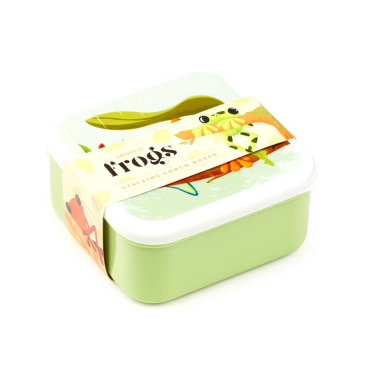Set 3 lunch box m l xl tropische boomkikker