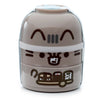 Union pusheen - gestapelde ronde bento box lunchtrommel