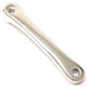 Hulzebos lasco crank links spieloos ruit aluminium 170mm zilver