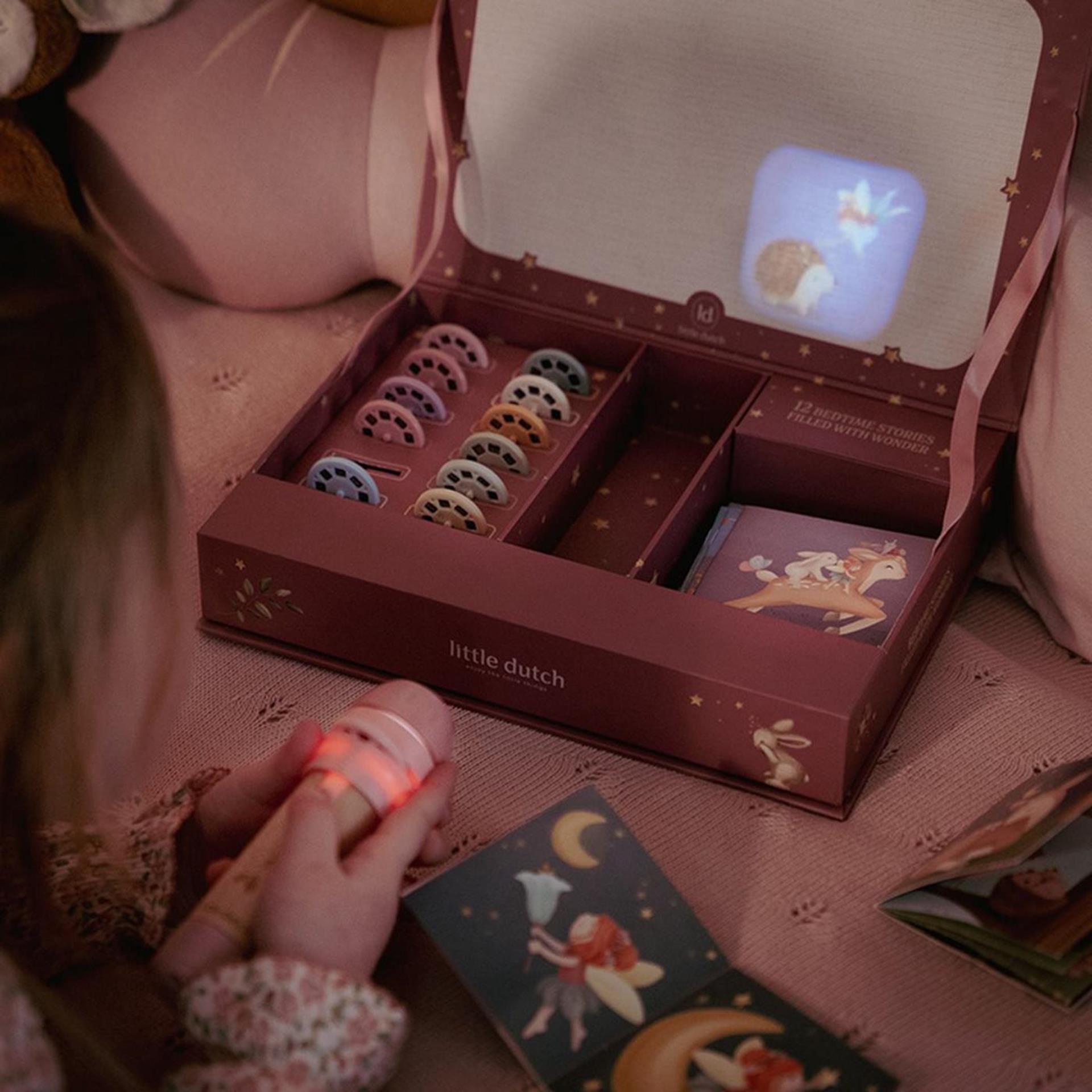 Little dutch verhalen projector roze