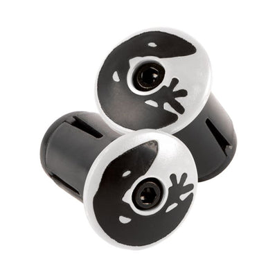 Lizard skins dsp bar tape plugs - diamond white