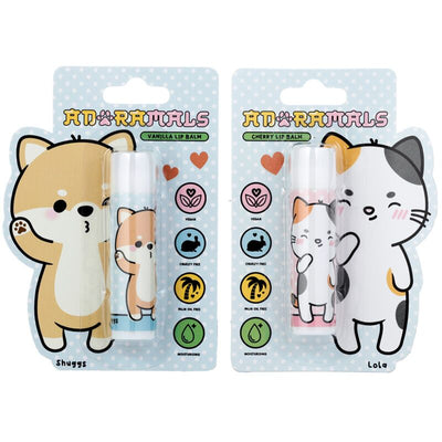 Kat shiba inu adoramals lipbalsem stick - kersen vanille