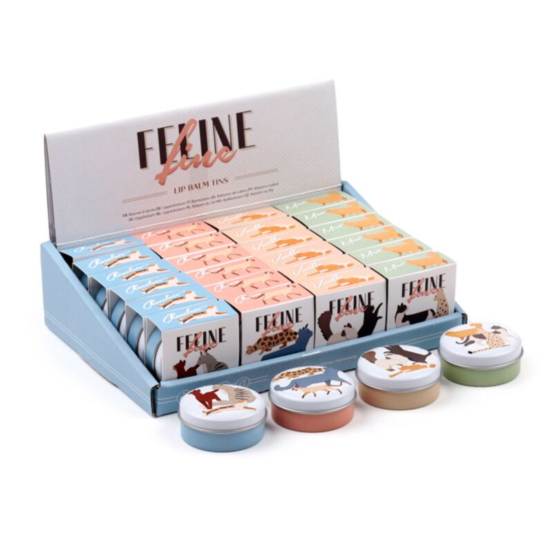 Feline fine kat lipbalsem in blik