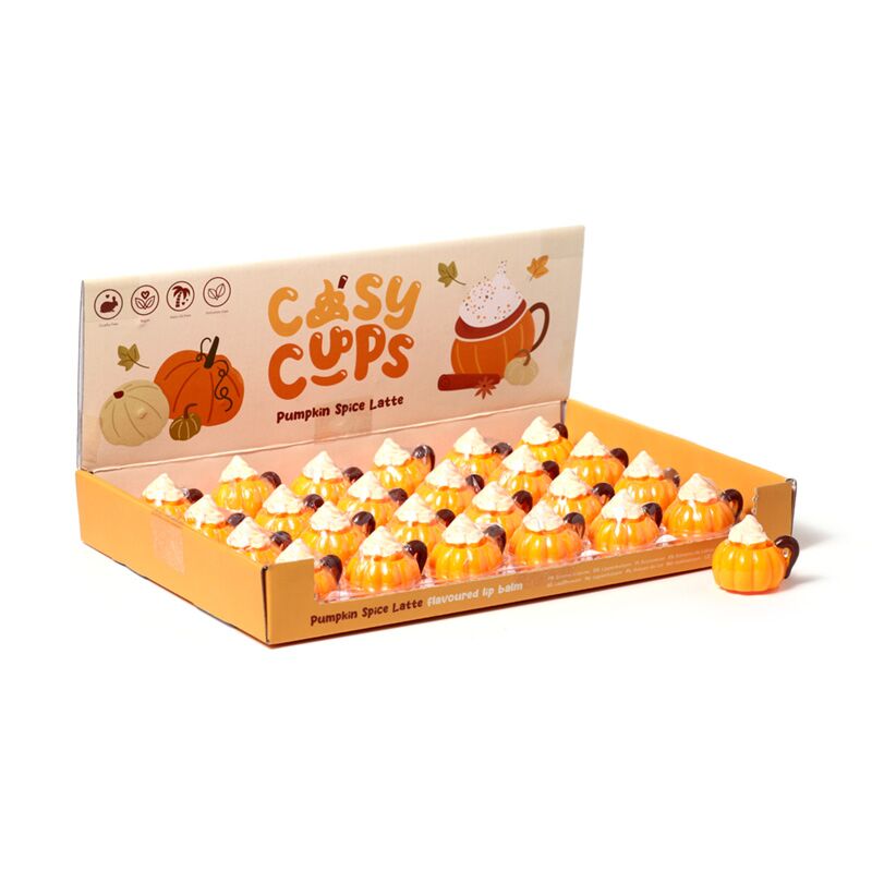 Pic pumpkin sed latte lipbalsem flip open