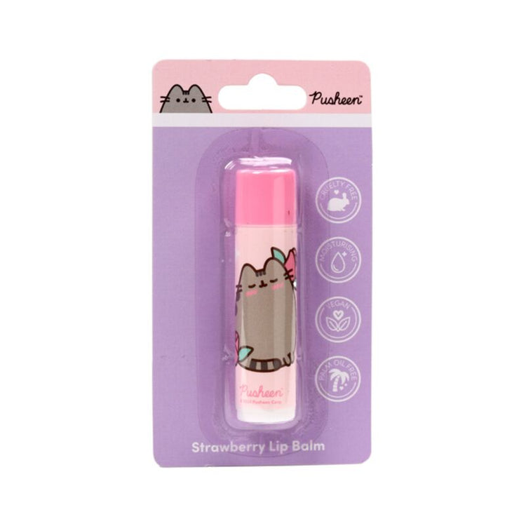 Pusheen de kat aardbei lipbalsem stick
