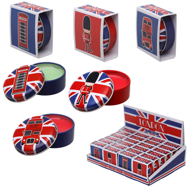 Londen souvenir lipbalsem in blik