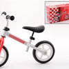 Loopfiets staal wit rood