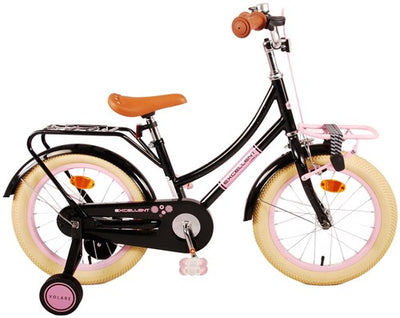 Volare excellent kinderfiets - meisjes - 16 inch - zwart
