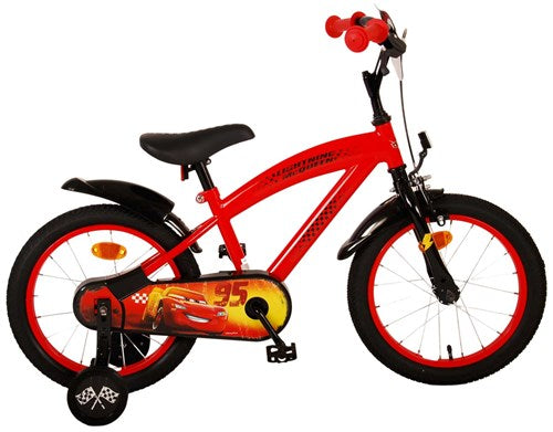 Disney autos disney cars kinderfiets - jongens - 16 inch - rood