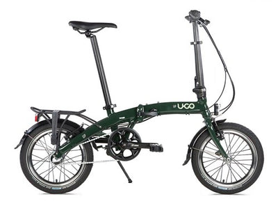 Ugo u.go vouwfiets 16 inch go i3 nexus 3 vrijloop moss green