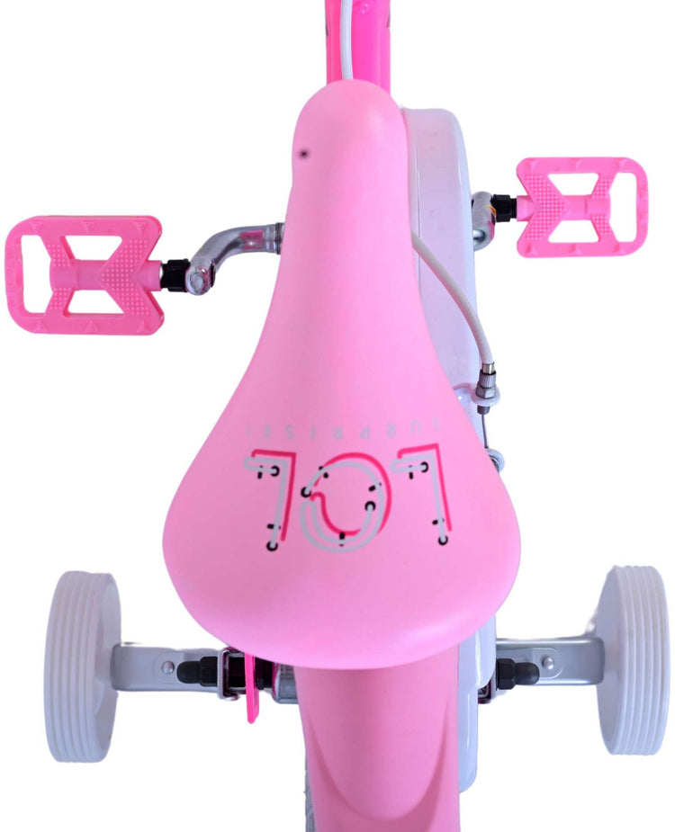 Lol surprise kinderfiets - meisjes - 14 inch - roze - twee handremmen