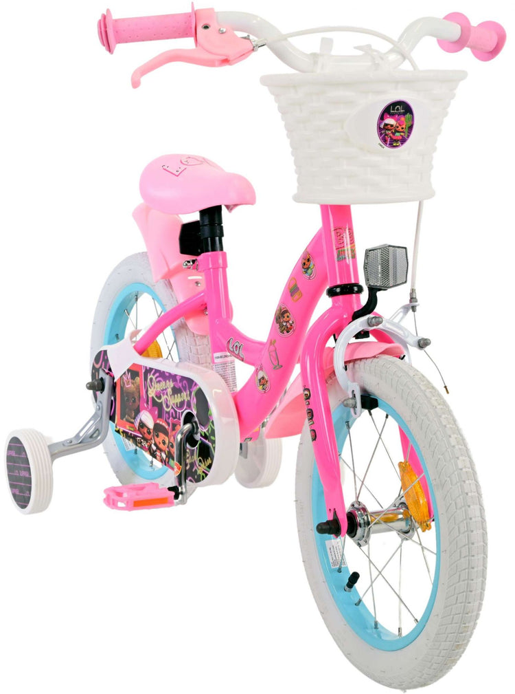 Lol surprise kinderfiets - meisjes - 14 inch - roze