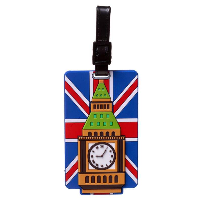 London britse vlag big ben pvc kofferlabel
