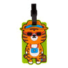 Alfie de tijger adoramals wilde dieren pvc kofferlabel