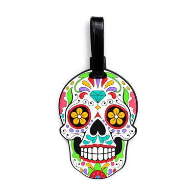 Dia de los muertos pvc kofferlabel