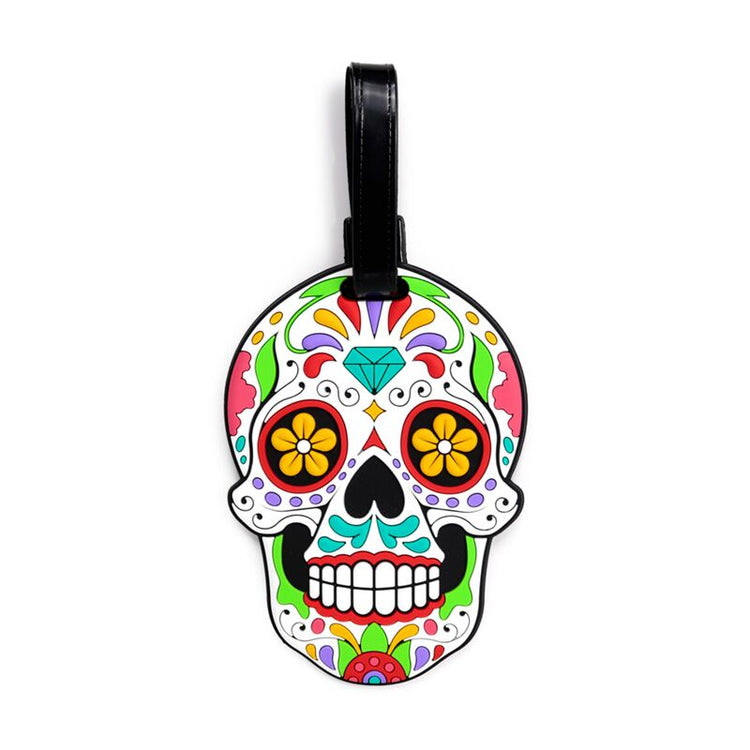 Dia de los muertos pvc kofferlabel