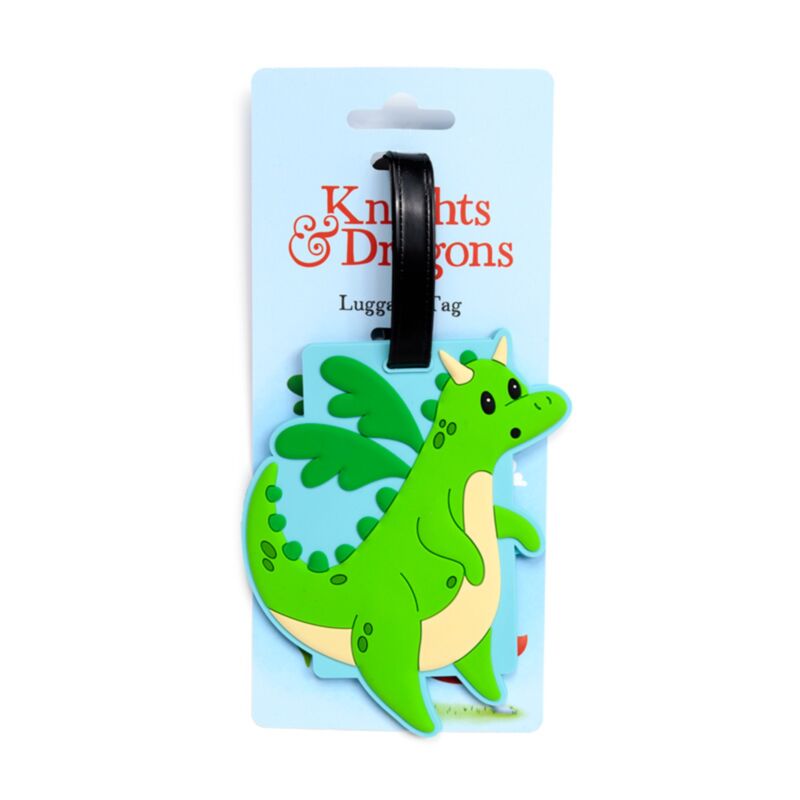 Ridders draken dragon pvc kofferlabel