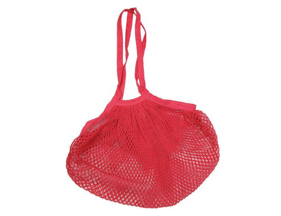 Ah! table! boodschappentas katoen - lange hengsels - roze