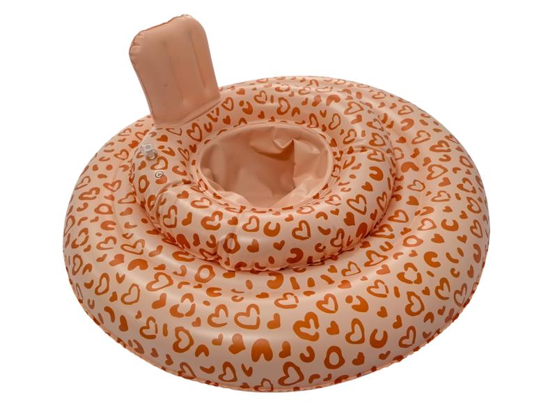 Leopard | oranje baby float 0-1 jaar