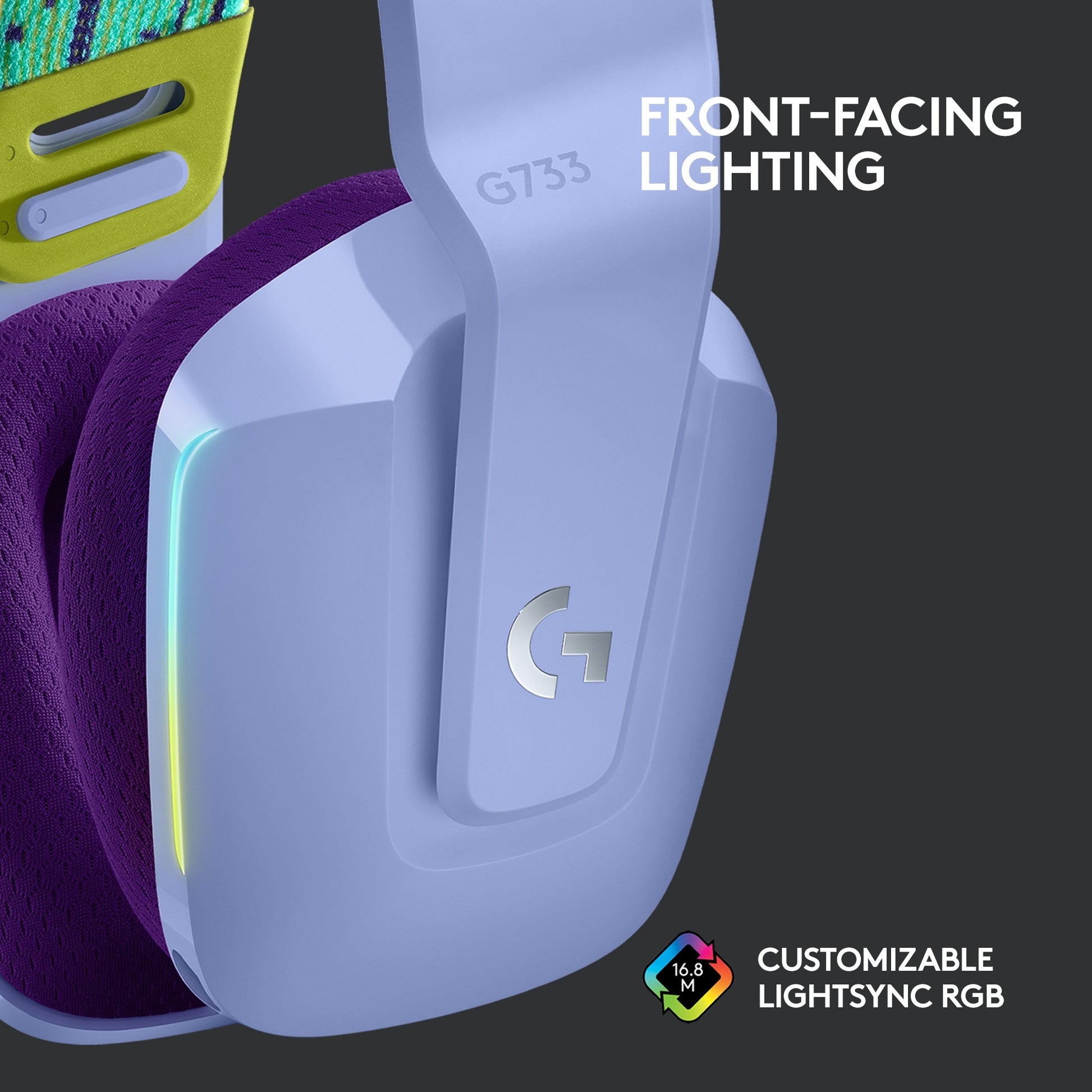 Logitech g733 lightspeed wireless rgb gaming headset