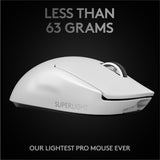 Logitech G PRO X SUPERLIGHT Wireless Gaming Mouse - afbeelding 3