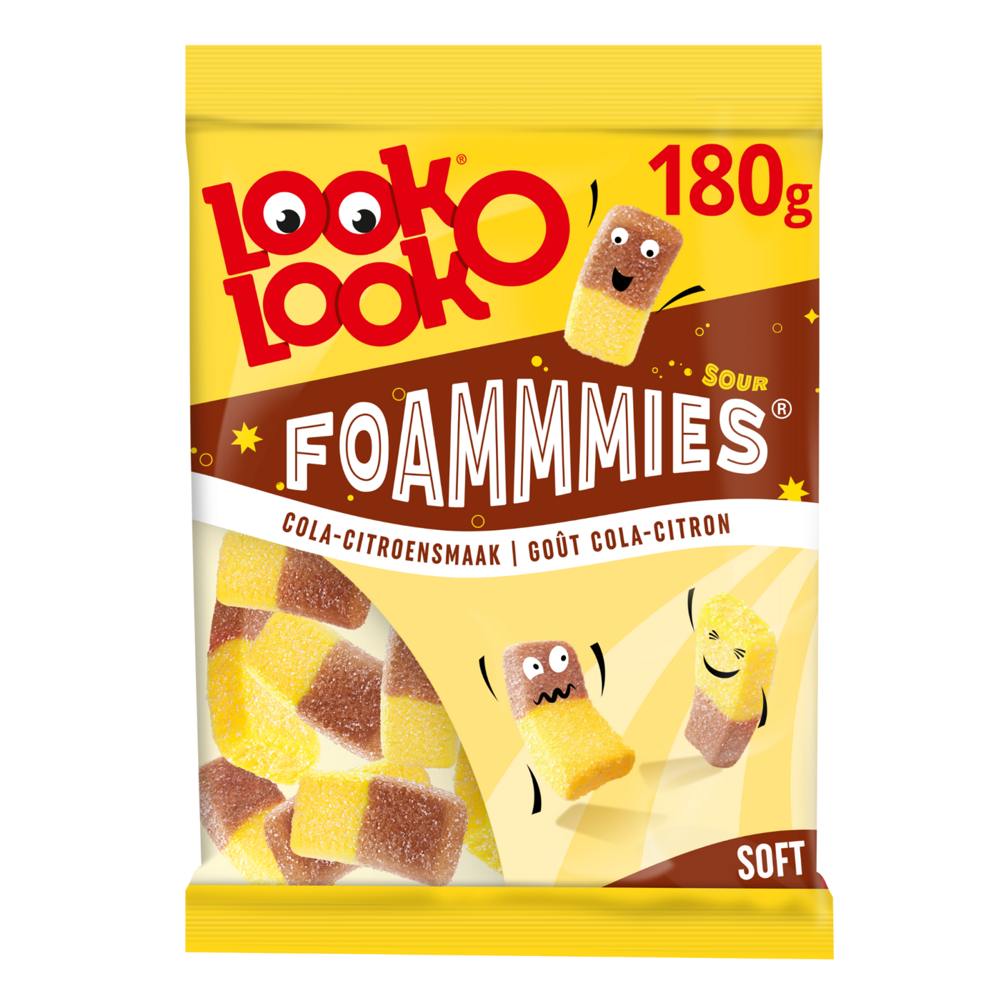 Look o look look-o-look foammmies cola lemon (12x 180gr)