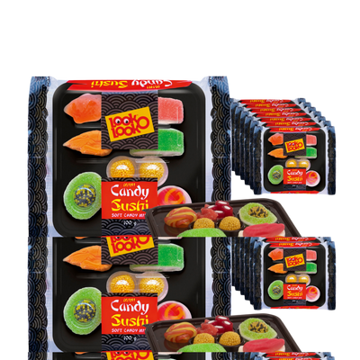 Look o look look-o-look mini candy sushi (7x 100gr)