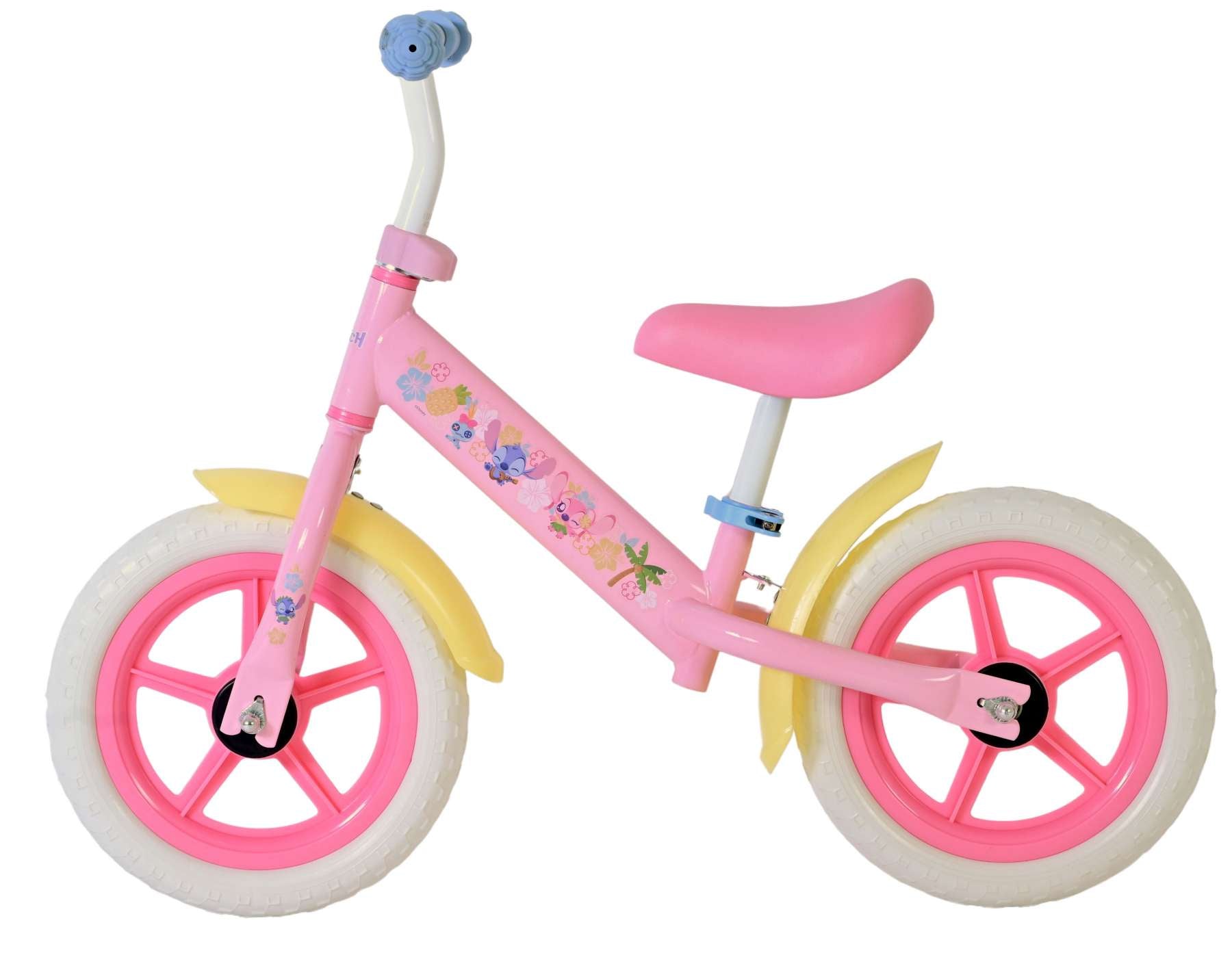 Stich loopfiets staal disney stitch roze